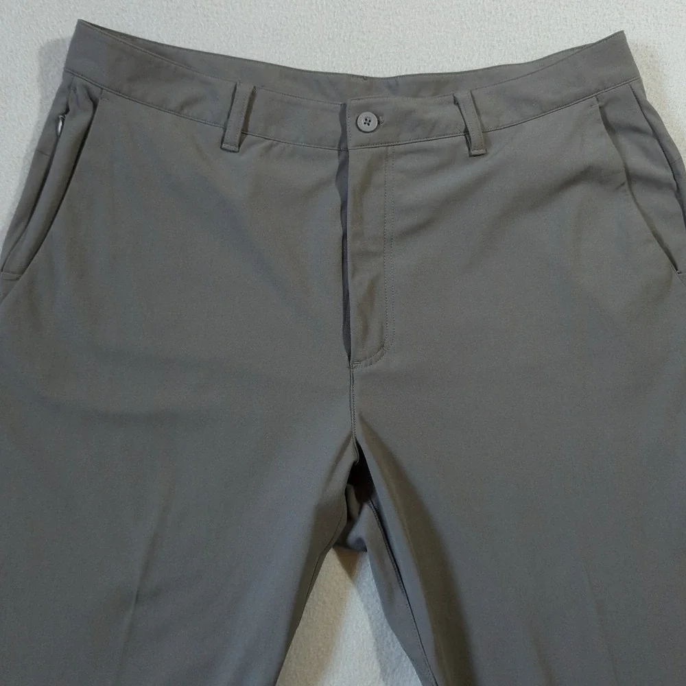SKYR Tricot Dynasty Mens 36x32 L Golf Pants Performance‎ Stretch Gray Slacks